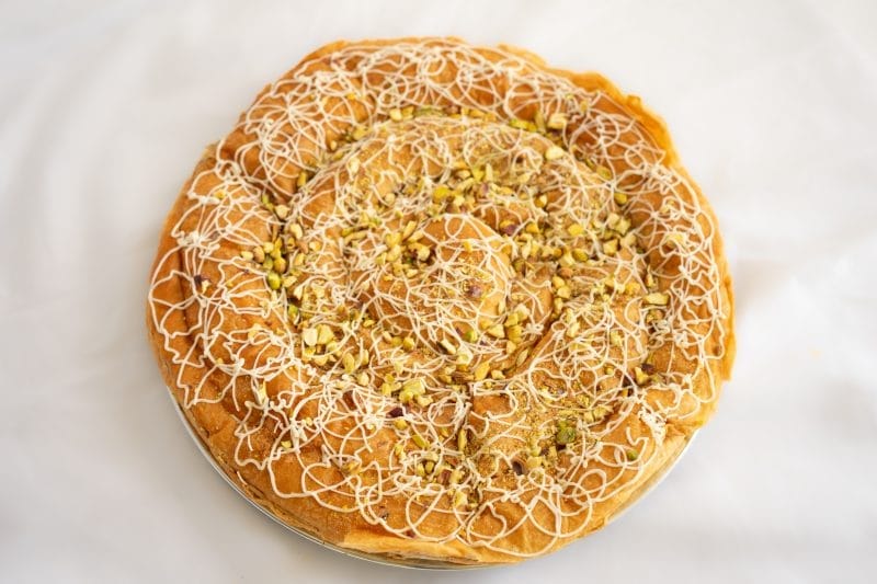 ensaimada de pistacho