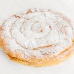 ensaimada crema quemada sin almendras