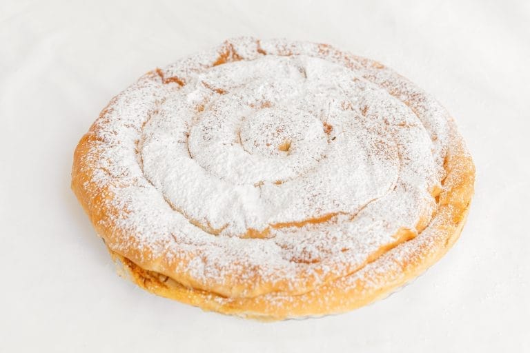 ensaimada crema quemada sin almendras