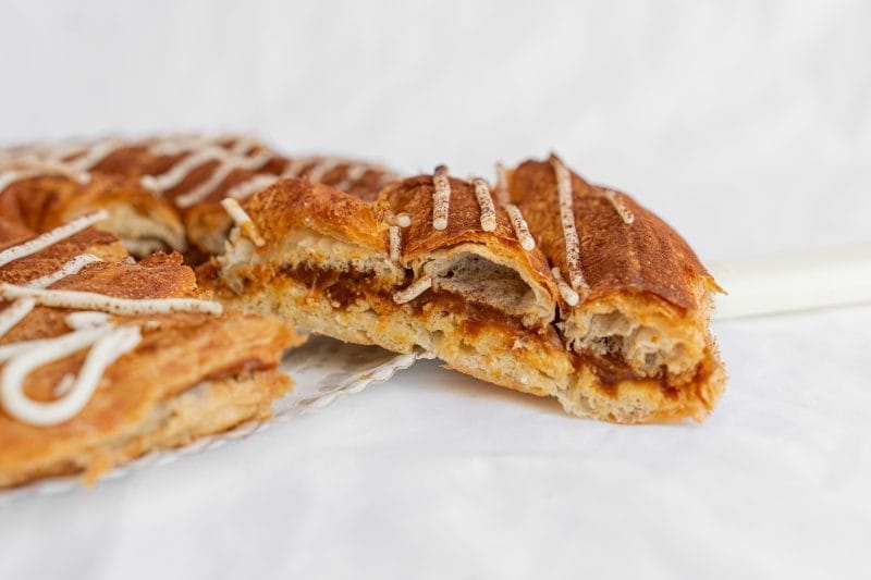 ensaimada dulce de leche